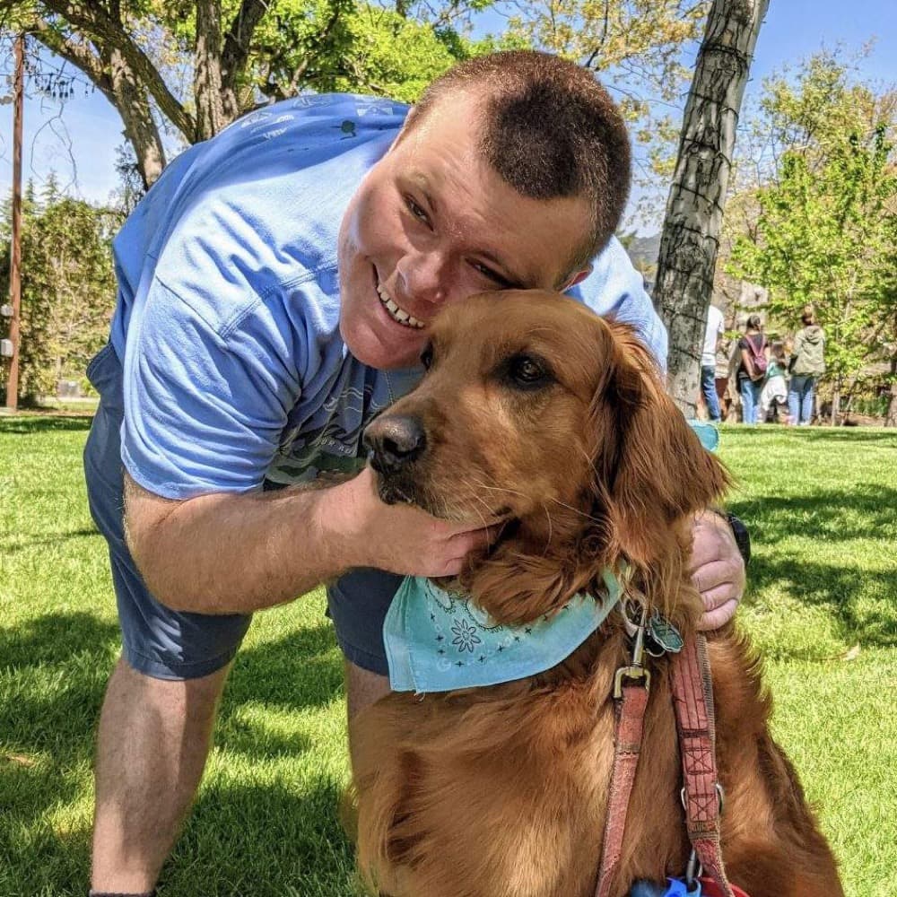 Supportive roommate spending quality time